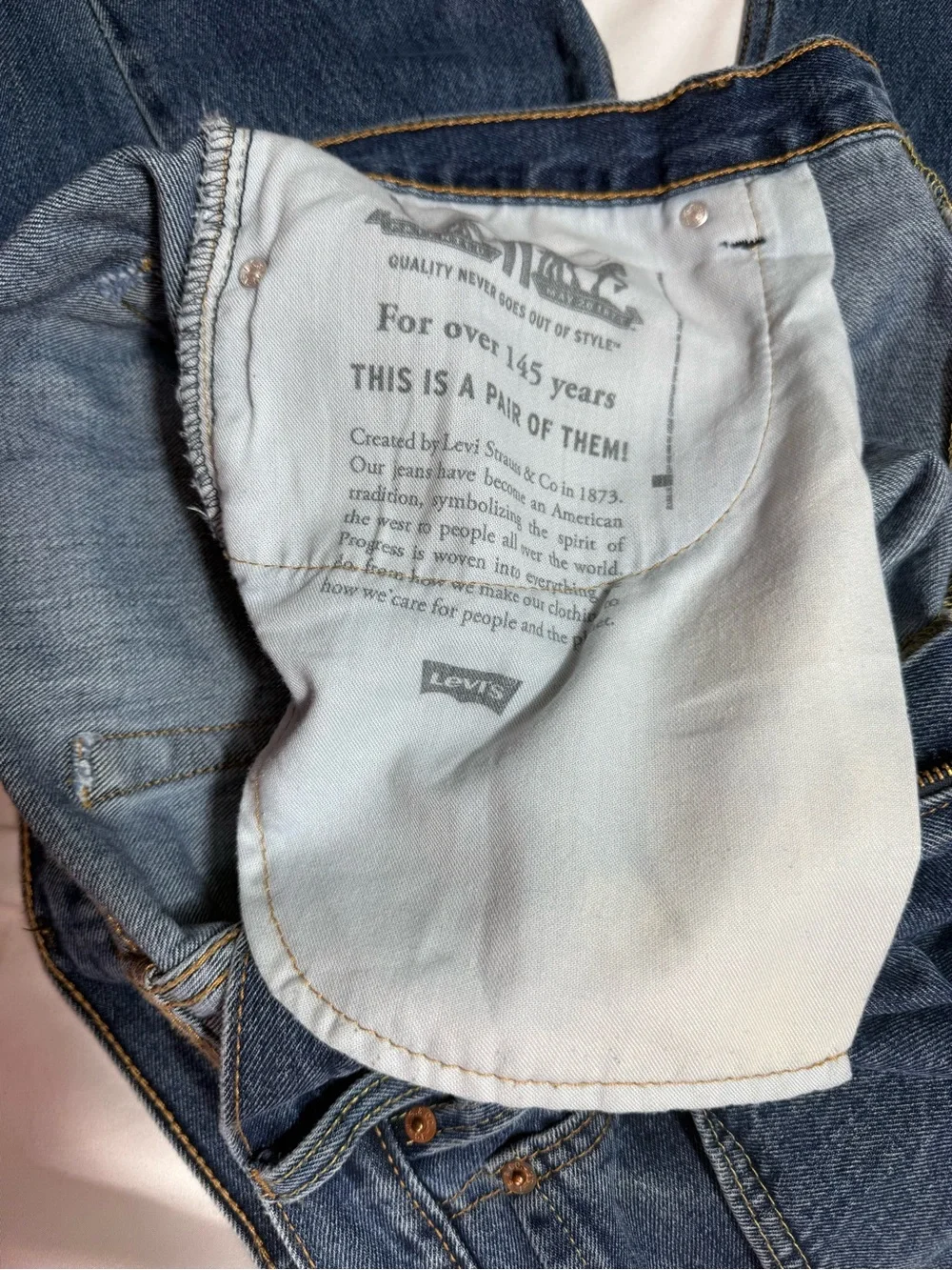 Levi’s 550 Relaxed Fit Jeans Men’s 40x34 Medium Wash 100% Cotton